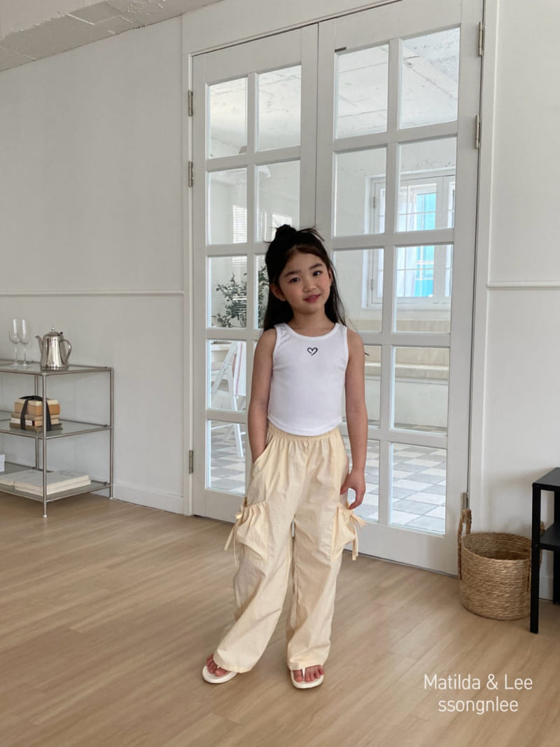 Matilda & Lee - Korean Children Fashion - #kidsshorts - Ribbon Pocket Pants - 7