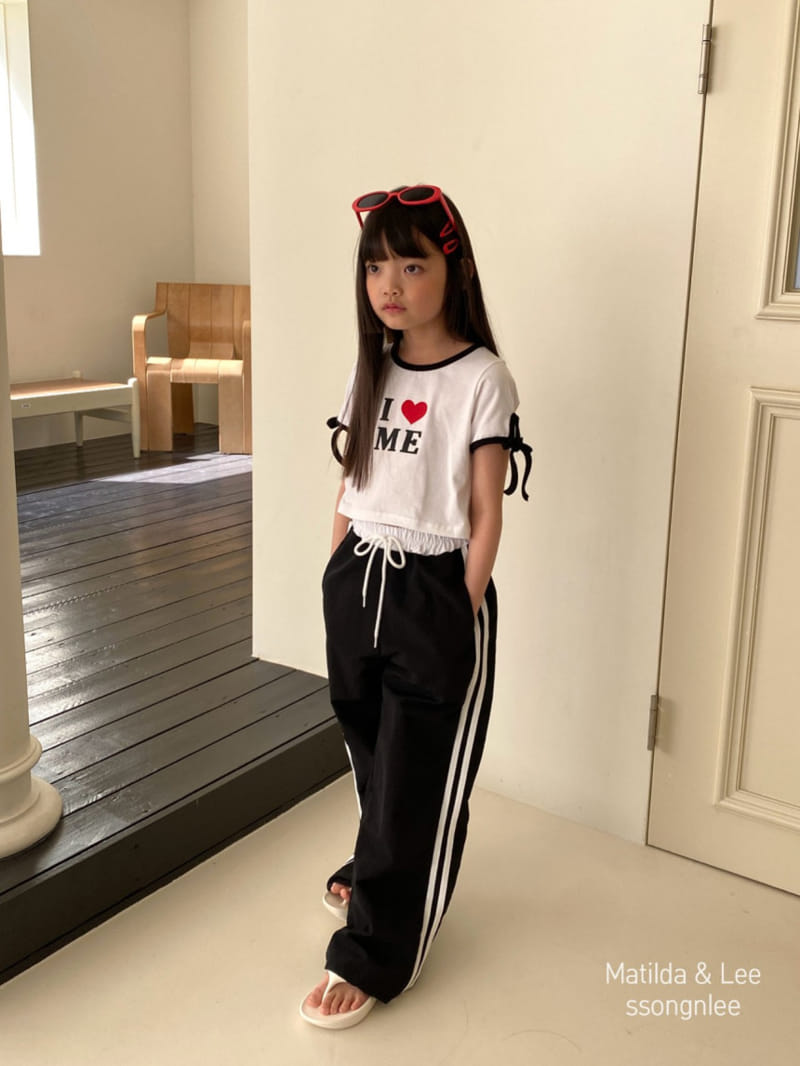 Matilda & Lee - Korean Children Fashion - #kidsshorts - Love Me Crop Tee - 8