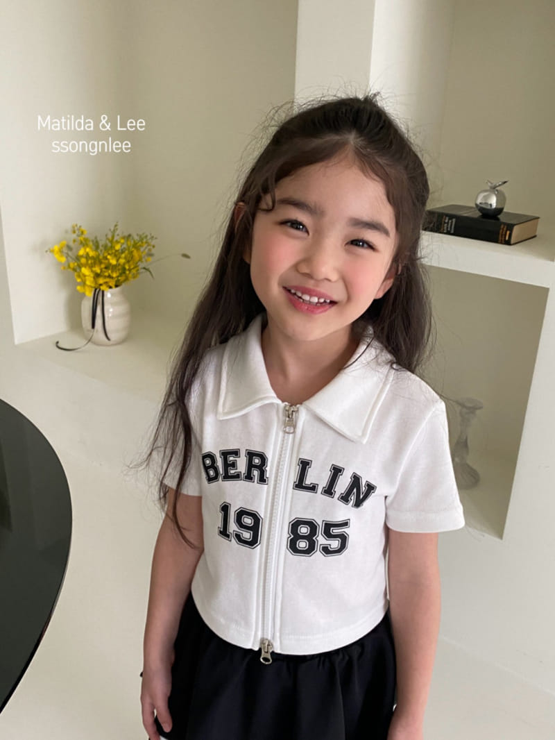 Matilda & Lee - Korean Children Fashion - #kidsshorts - Two Way Collar Zip Up