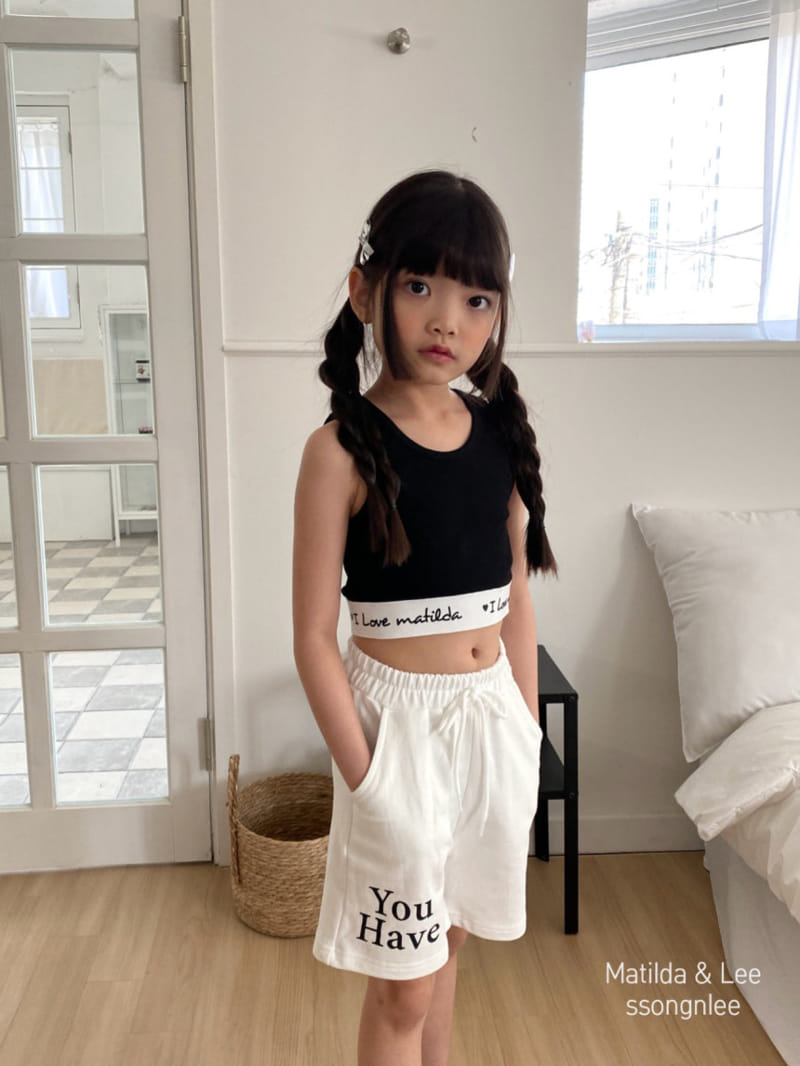 Matilda & Lee - Korean Children Fashion - #kidsshorts - Matilda Banding Sleeveless Tee - 9