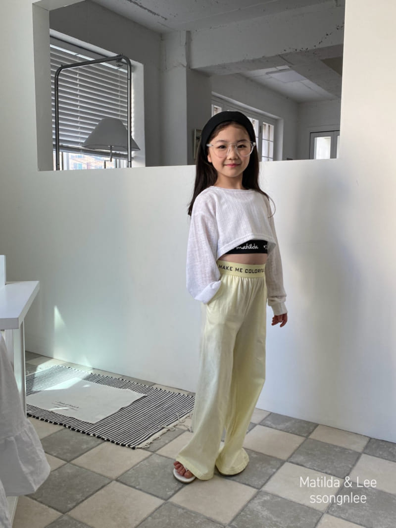 Matilda & Lee - Korean Children Fashion - #kidsshorts - Summer Make Band Pants - 6