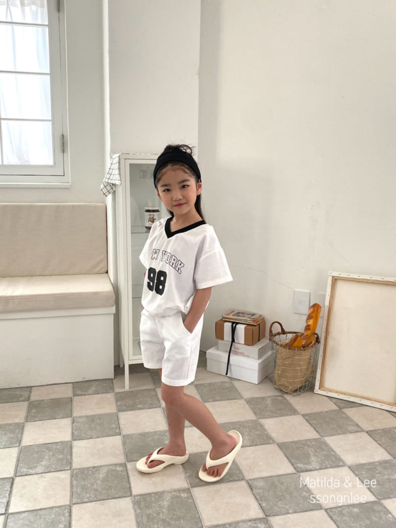 Matilda & Lee - Korean Children Fashion - #fashionkids - 98 New York Top Bottom Set - 4