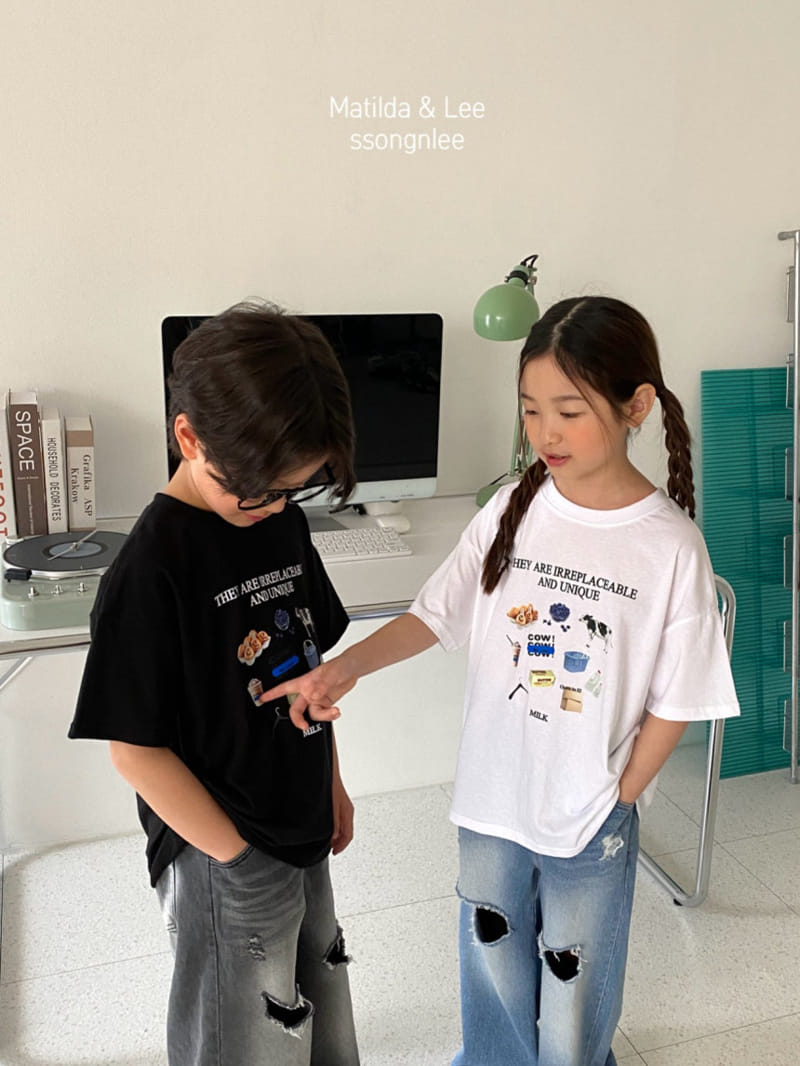 Matilda & Lee - Korean Children Fashion - #kidsshorts - Milk Jensa Tee - 9