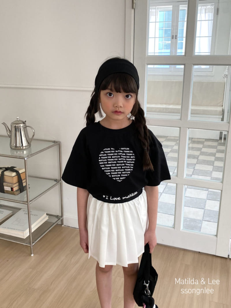 Matilda & Lee - Korean Children Fashion - #kidsshorts - Lettering Color Wrinkle Skirt - 8