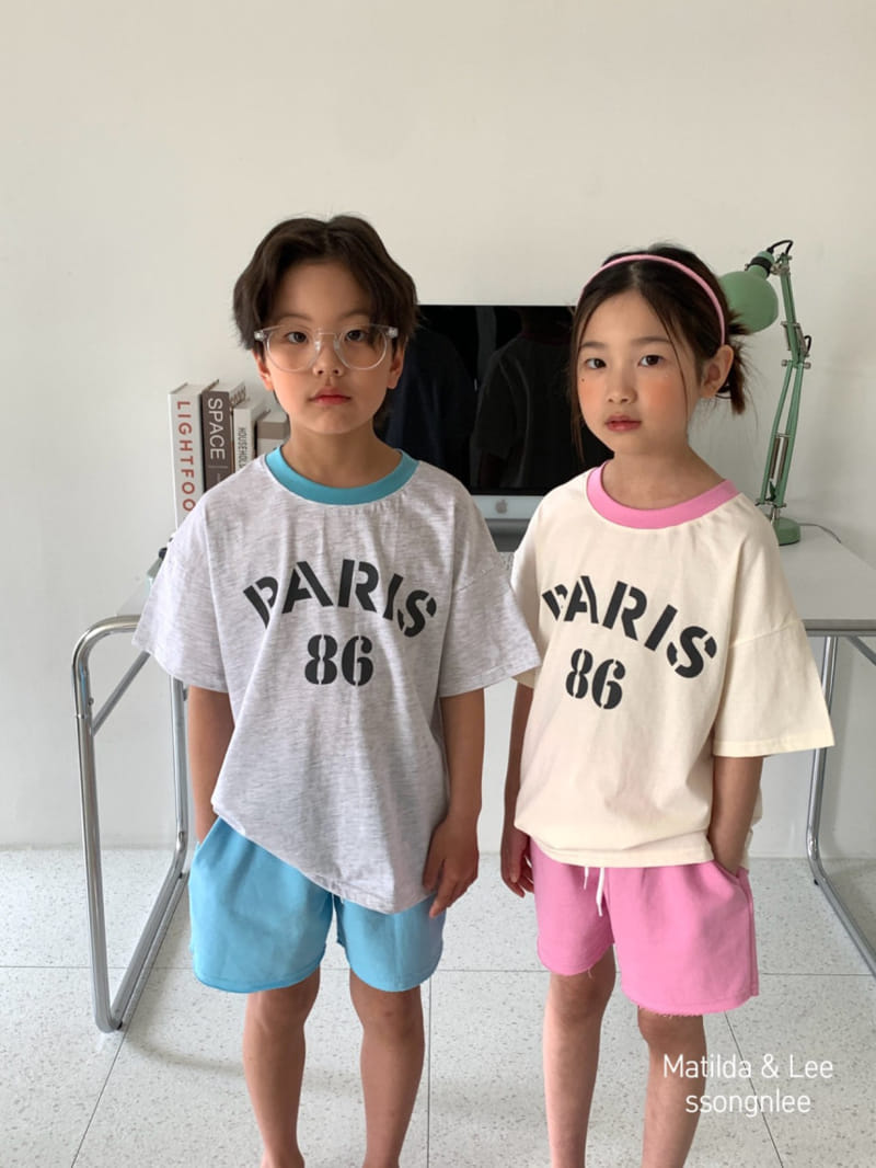 Matilda & Lee - Korean Children Fashion - #fashionkids - Paris Color Tee - 4