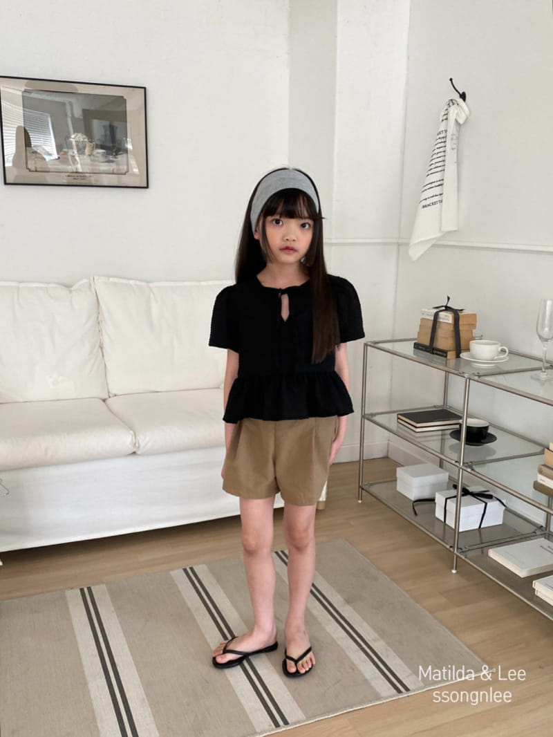 Matilda & Lee - Korean Children Fashion - #kidsstore - Wrinkle Shorts - 7