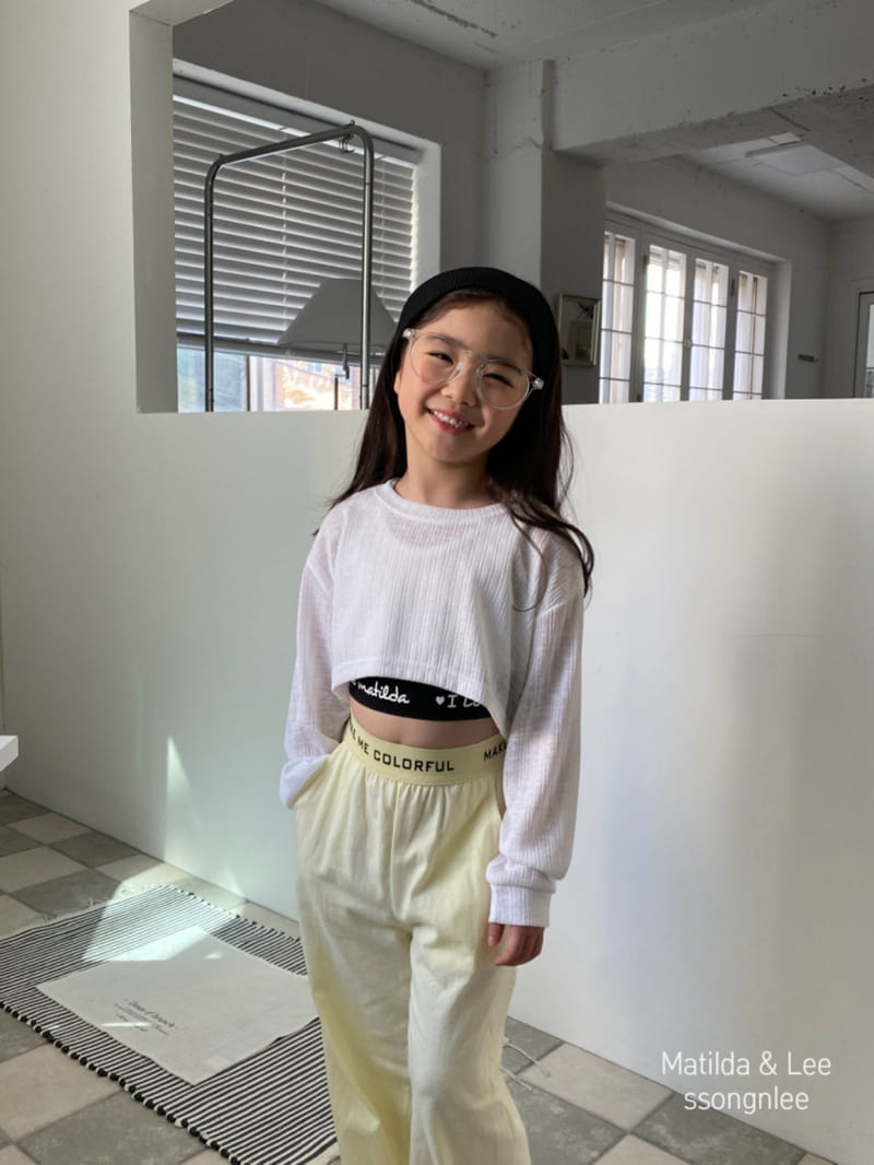 Matilda & Lee - Korean Children Fashion - #kidsstore - Summer Make Band Pants - 7