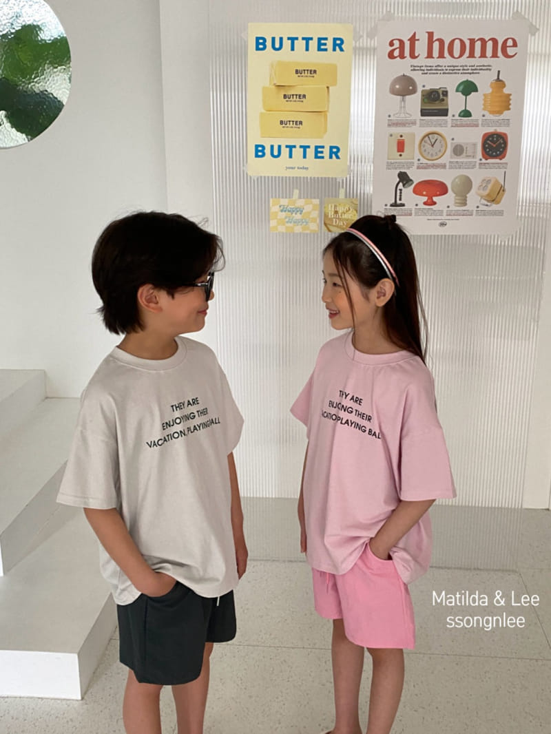 Matilda & Lee - Korean Children Fashion - #kidsstore - Initial Tee