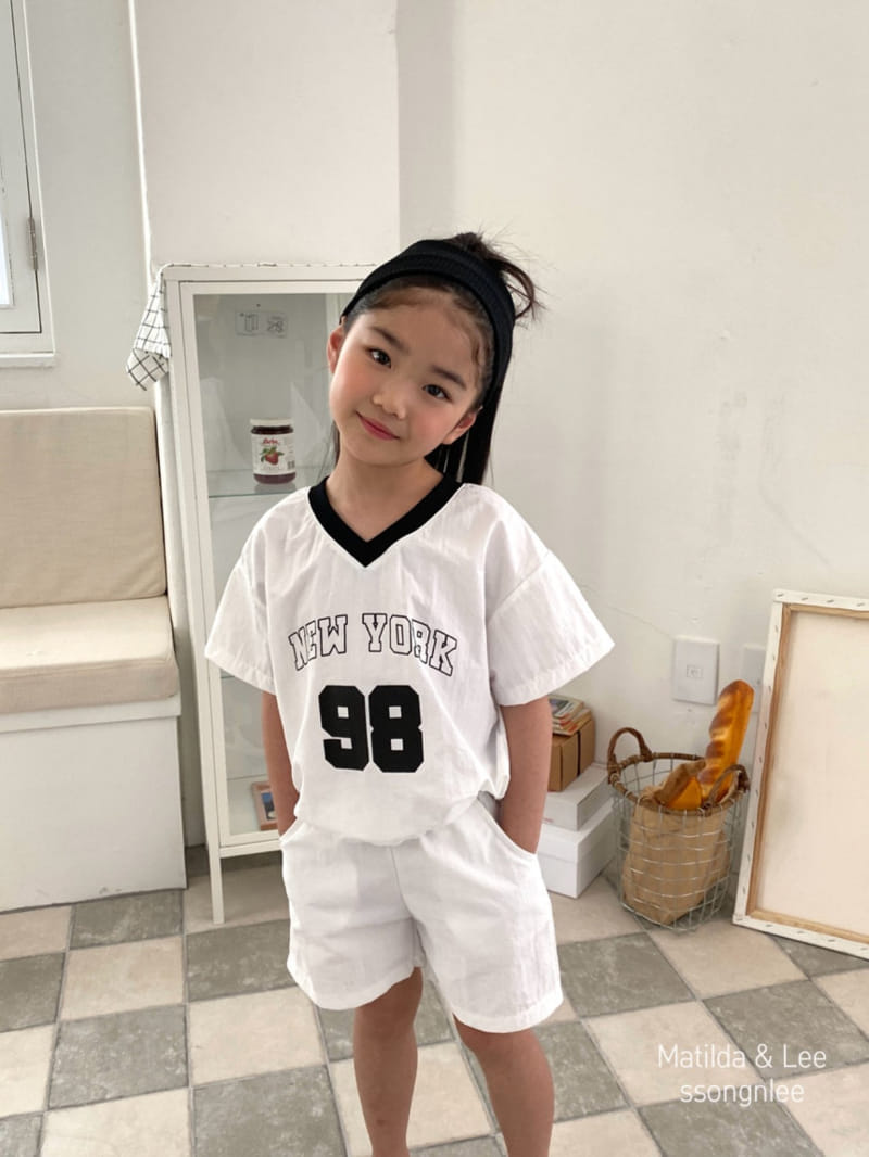 Matilda & Lee - Korean Children Fashion - #kidsstore - 98 New York Top Bottom Set - 5