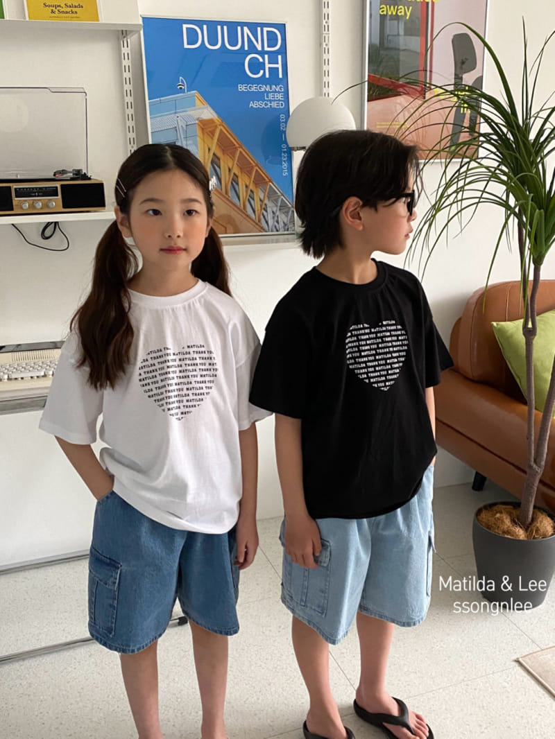 Matilda & Lee - Korean Children Fashion - #kidsstore - Matilda Heart Tee - 6