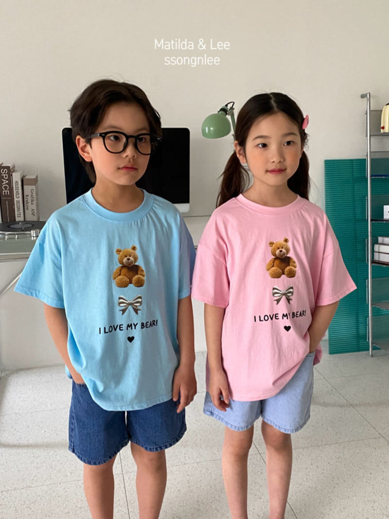 Matilda & Lee - Korean Children Fashion - #kidsstore - Ribbon Bear Jensa Tee - 9