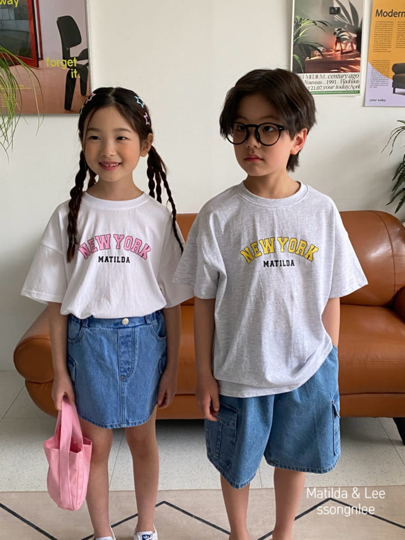 Matilda & Lee - Korean Children Fashion - #kidsstore - New York Short Sleeve Tee - 7