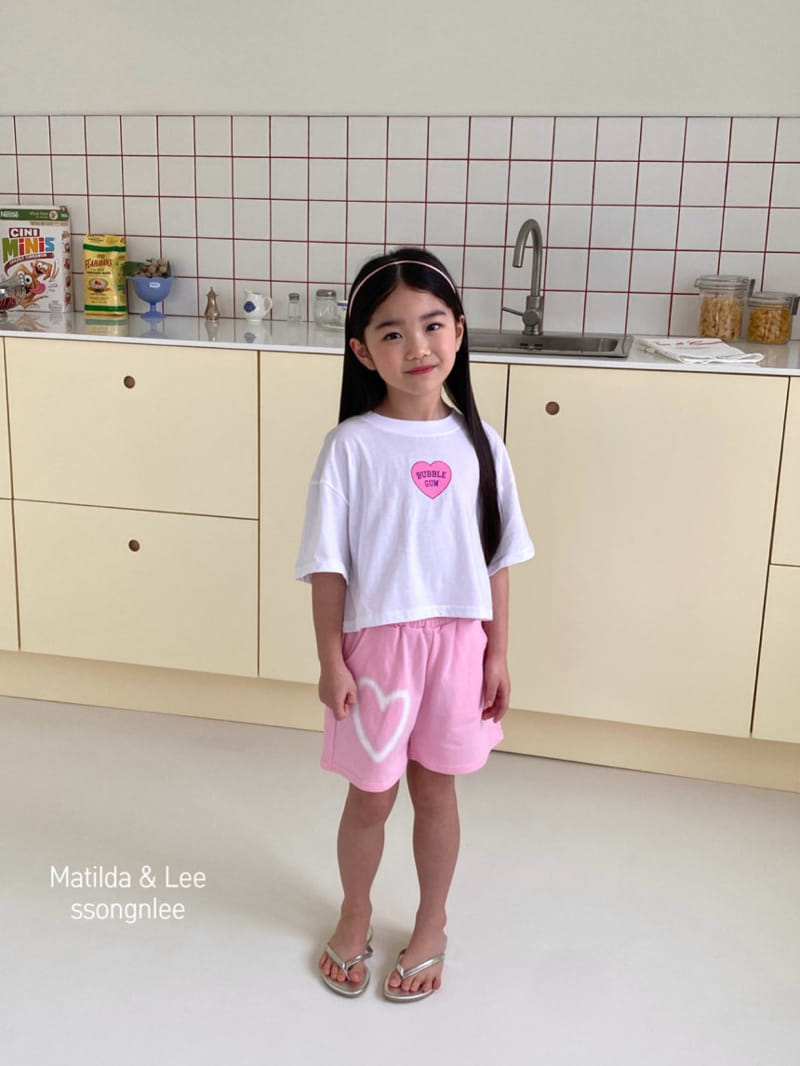 Matilda & Lee - Korean Children Fashion - #kidsstore - Heart Shorts - 8