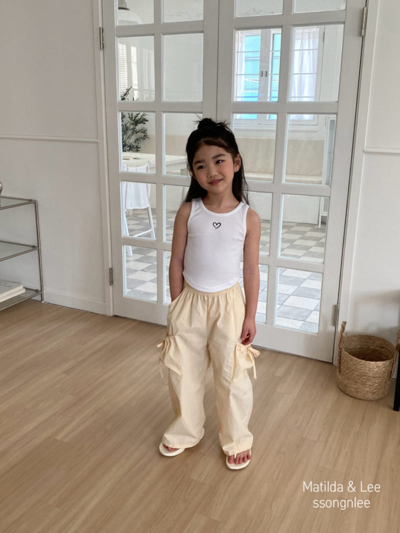 Matilda & Lee - Korean Children Fashion - #kidzfashiontrend - Ribbon Pocket Pants - 9