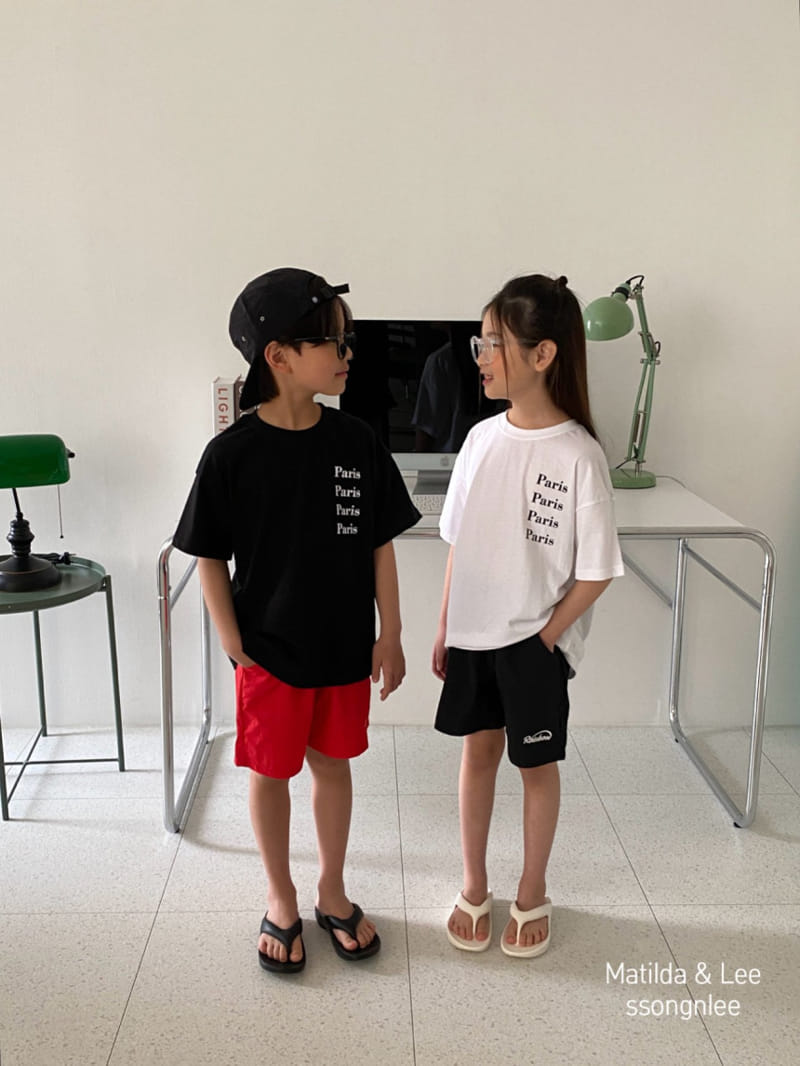 Matilda & Lee - Korean Children Fashion - #kidzfashiontrend - Paris Tee