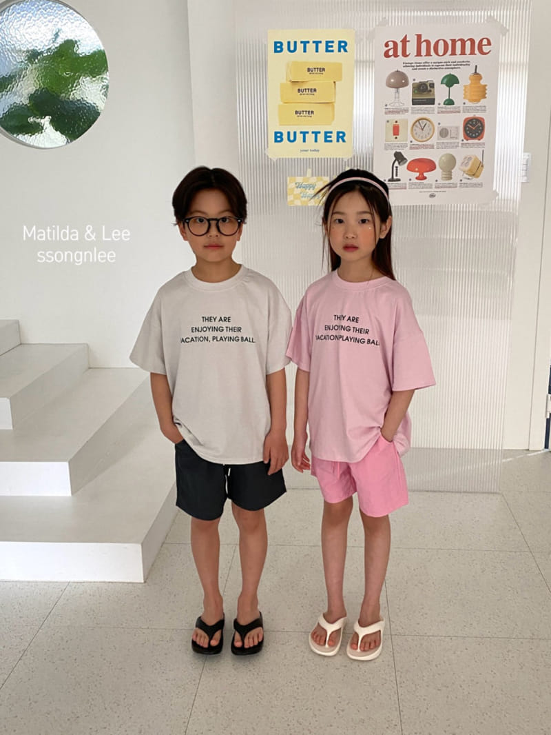 Matilda & Lee - Korean Children Fashion - #kidzfashiontrend - Initial Tee - 2