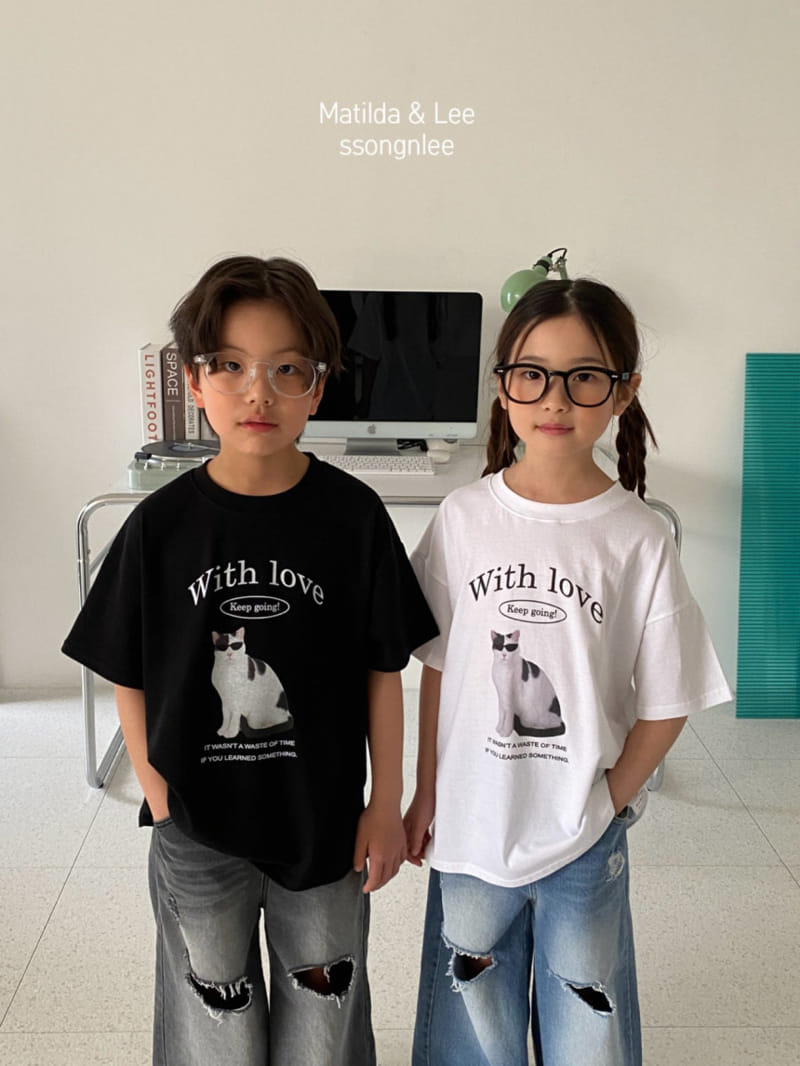 Matilda & Lee - Korean Children Fashion - #kidzfashiontrend - Cat Eye Tee