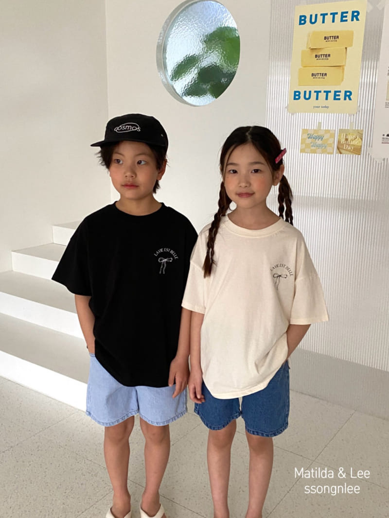 Matilda & Lee - Korean Children Fashion - #kidzfashiontrend - Lavie Ribbon Tee - 5