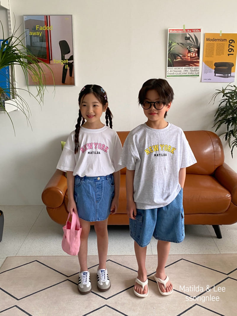 Matilda & Lee - Korean Children Fashion - #kidzfashiontrend - New York Short Sleeve Tee - 8