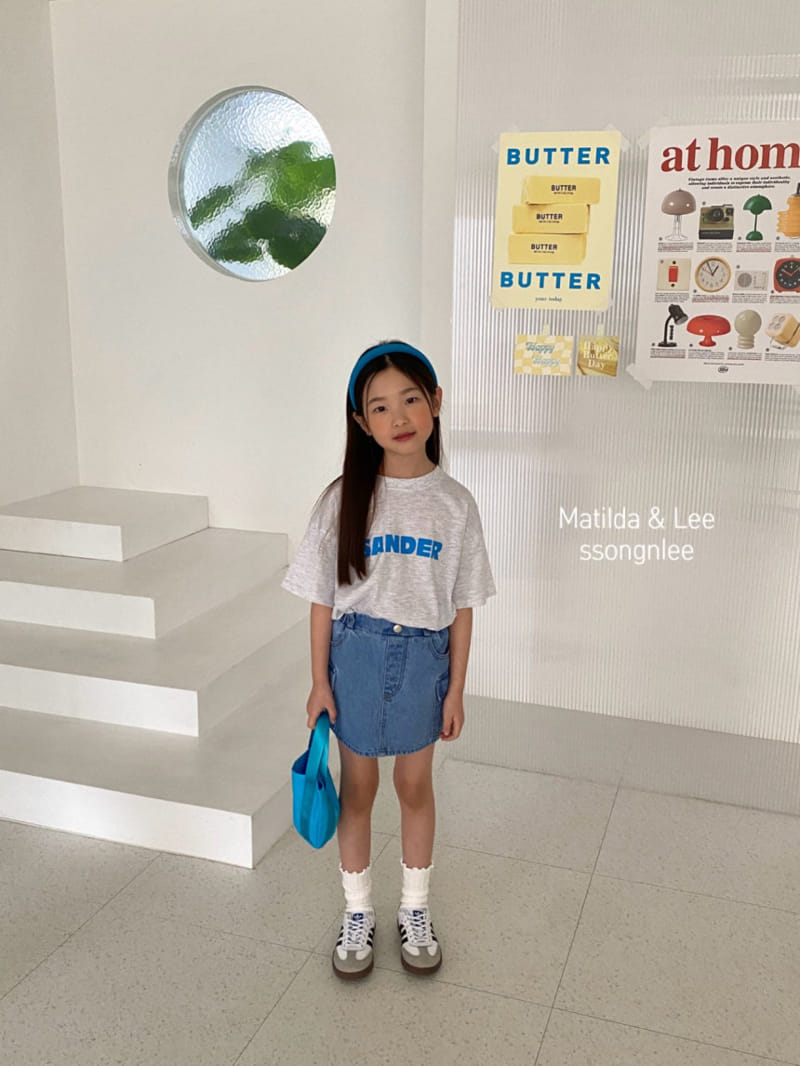 Matilda & Lee - Korean Children Fashion - #kidsstore - Cargo Denim Skirt - 4