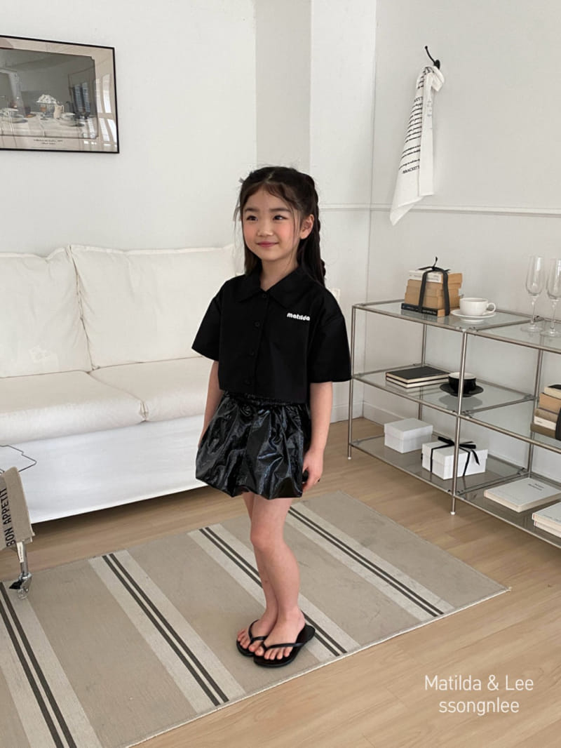 Matilda & Lee - Korean Children Fashion - #littlefashionista - Matilda Crop Shirt - 2