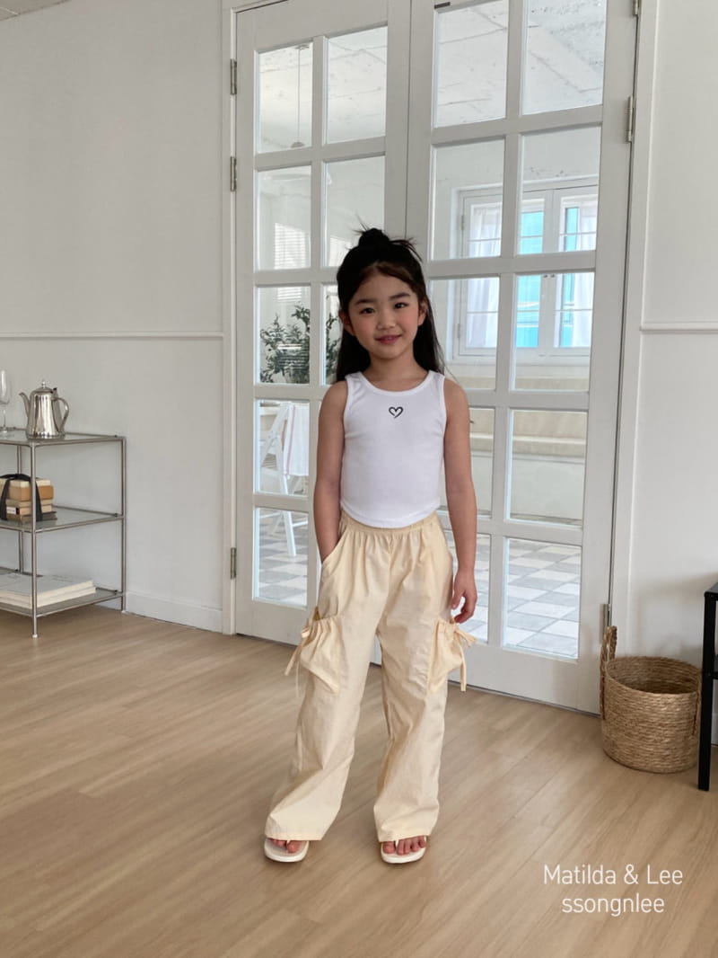 Matilda & Lee - Korean Children Fashion - #littlefashionista - Ribbon Pocket Pants - 11