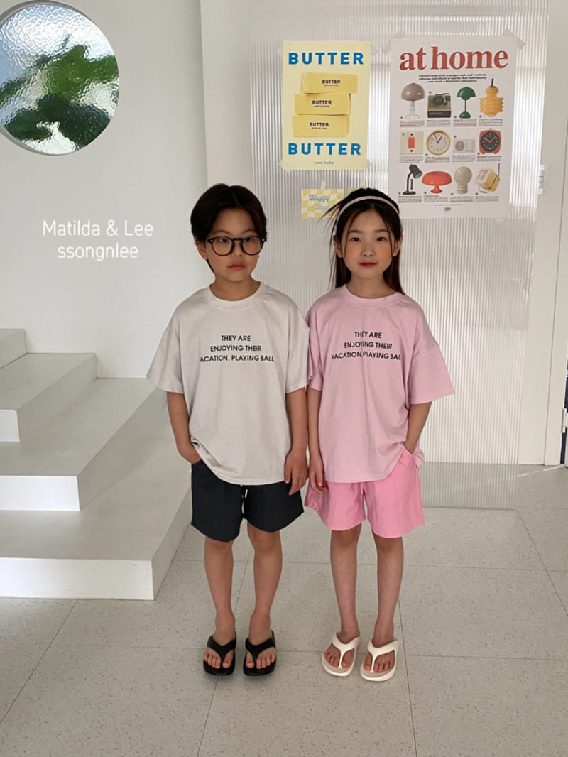 Matilda & Lee - Korean Children Fashion - #Kfashion4kids - Initial Tee - 4