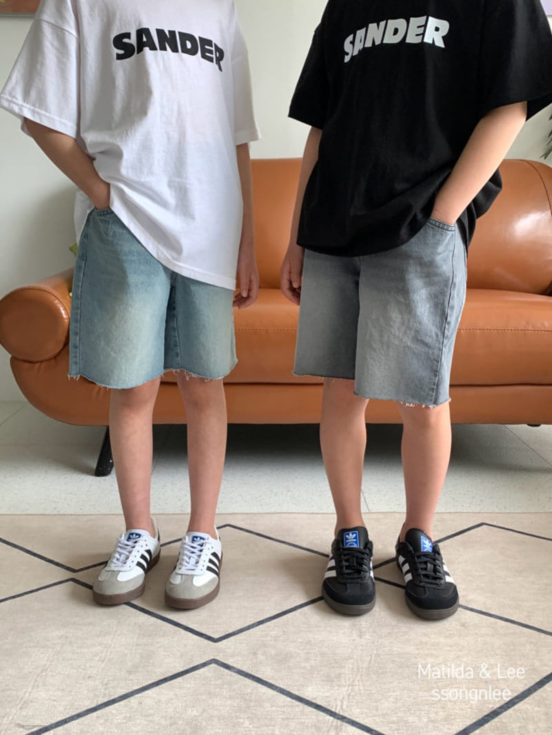 Matilda & Lee - Korean Children Fashion - #littlefashionista - Dekki Denim Shorts