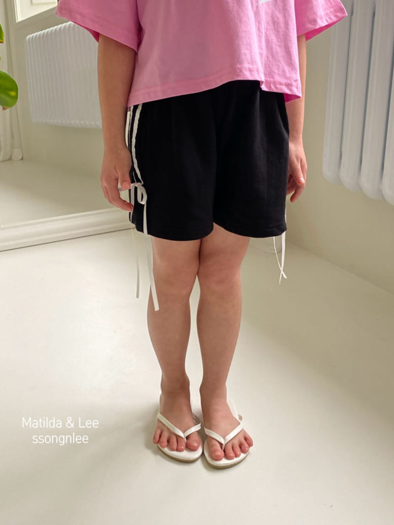 Matilda & Lee - Korean Children Fashion - #littlefashionista - Ribbon Tape Shorts