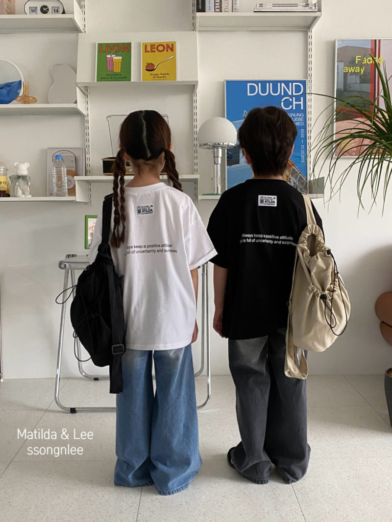 Matilda & Lee - Korean Children Fashion - #littlefashionista - Label Roll Up Tee - 9