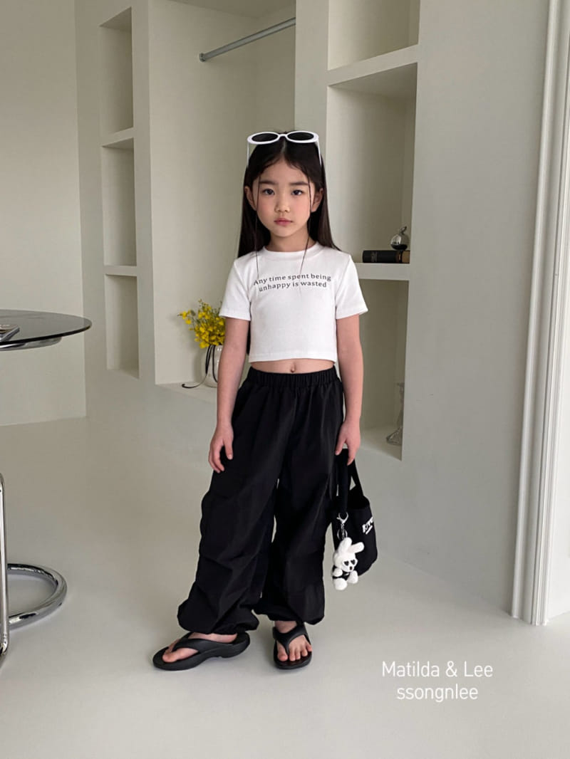 Matilda & Lee - Korean Children Fashion - #littlefashionista - Any Time Crop Tee - 7