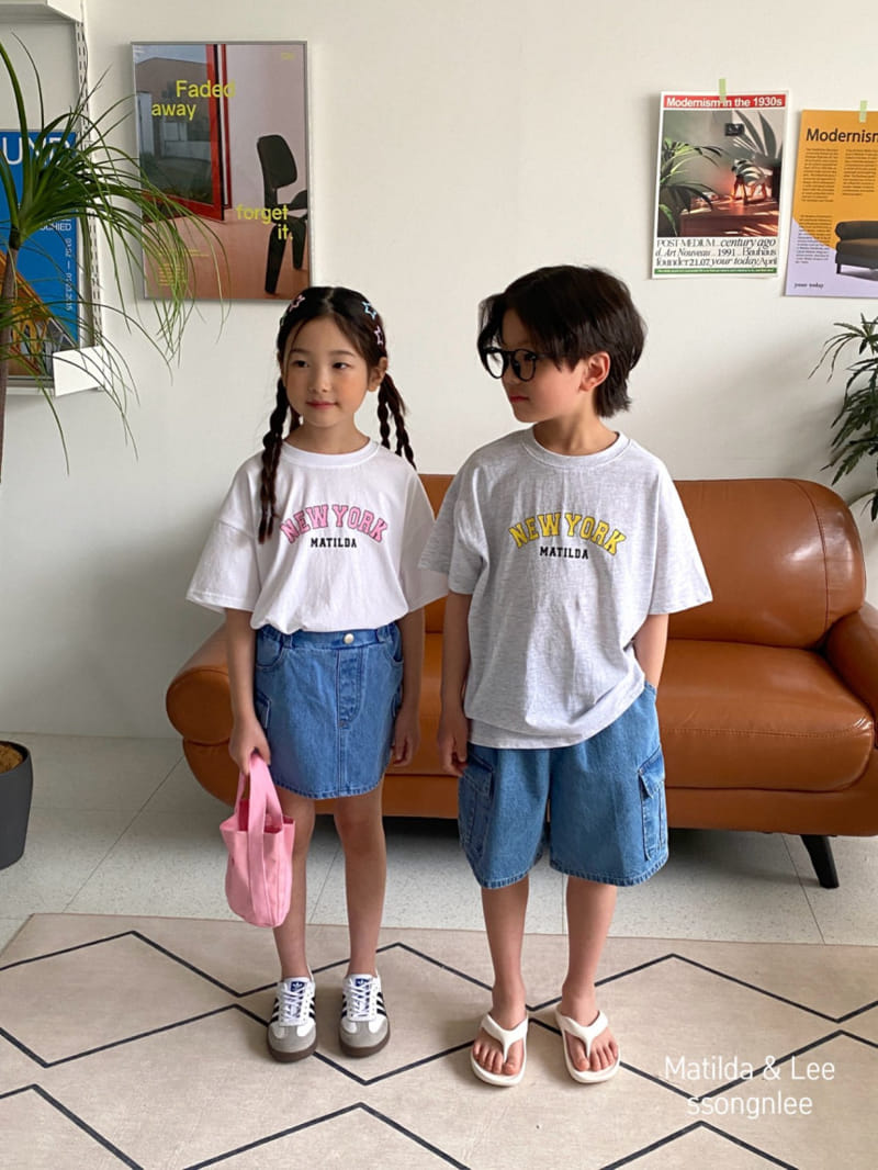 Matilda & Lee - Korean Children Fashion - #littlefashionista - Cargo Denim Skirt - 6