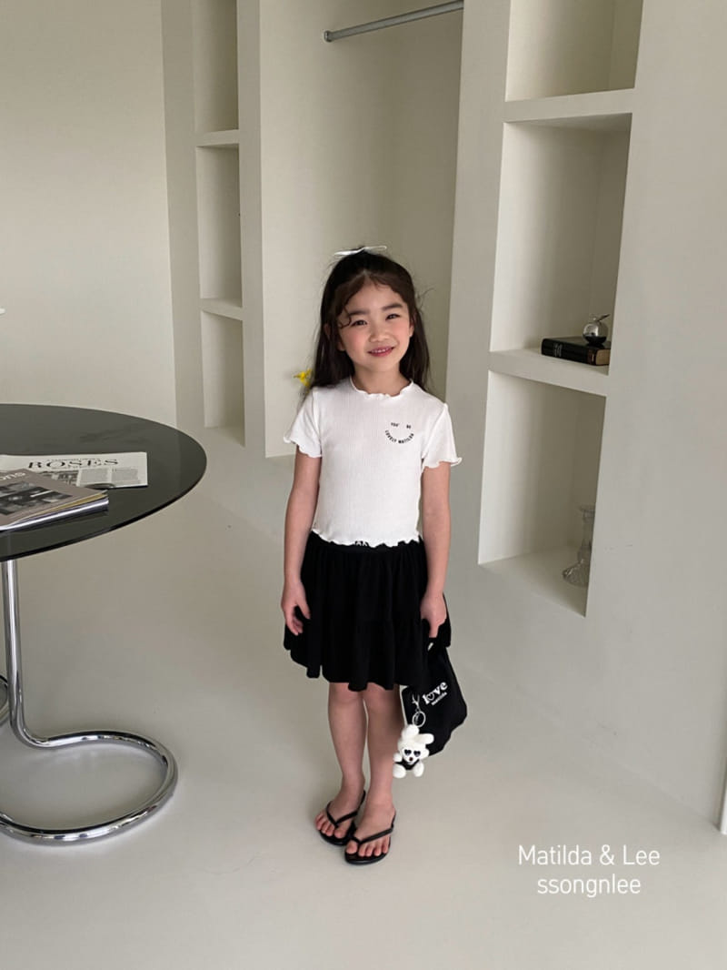 Matilda & Lee - Korean Children Fashion - #magicofchildhood - Lovely Rib Tee - 2