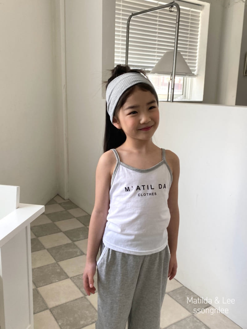 Matilda & Lee - Korean Children Fashion - #magicofchildhood - Matilda Piping Sleeveless Top Bottom Set - 8