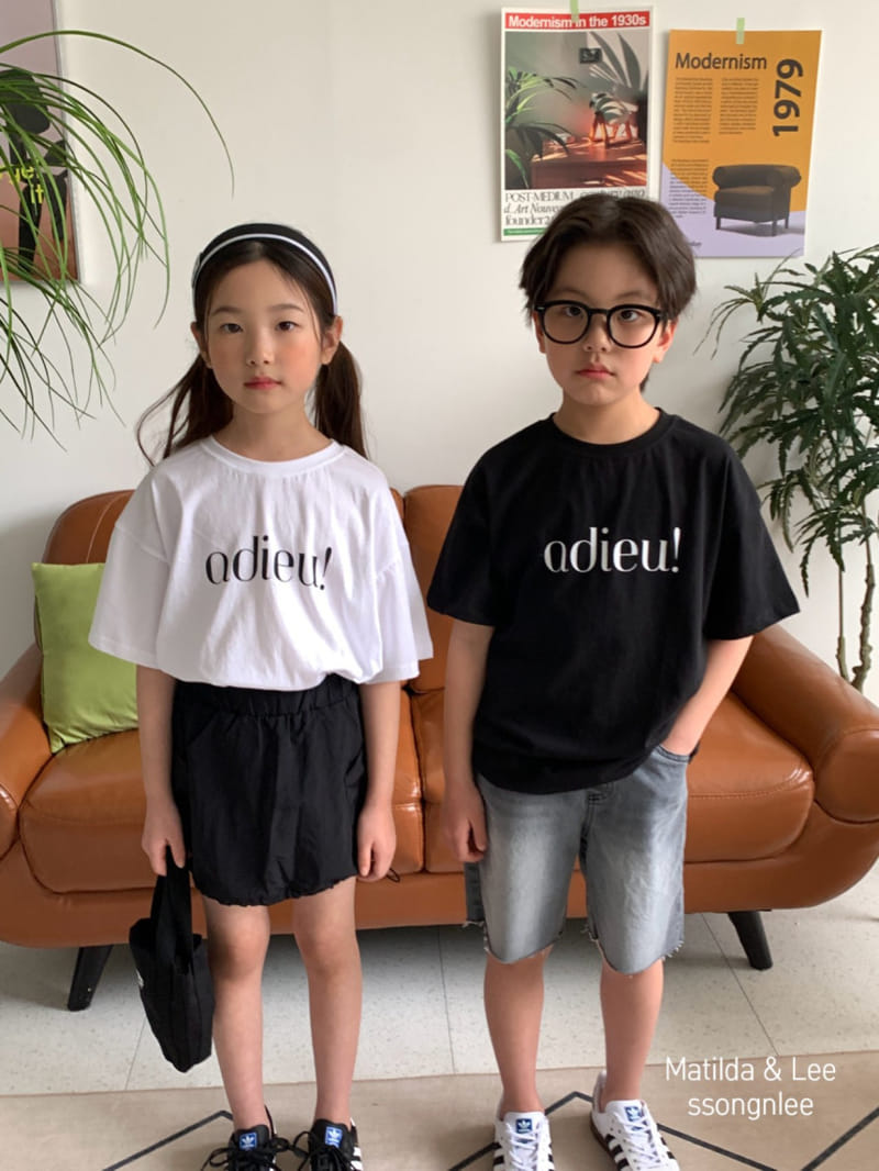 Matilda & Lee - Korean Children Fashion - #magicofchildhood - Adieu Tee