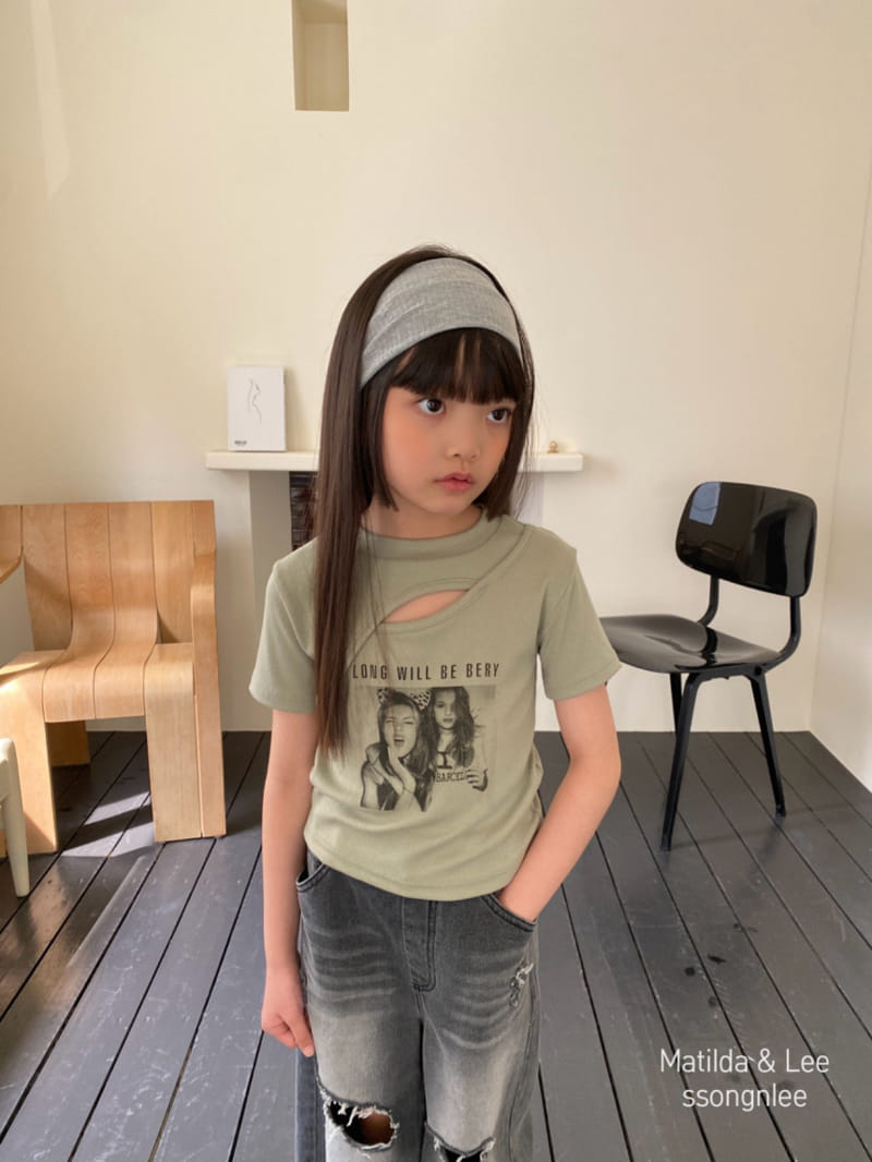 Matilda & Lee - Korean Children Fashion - #magicofchildhood - Unbalance Slit Tee - 6