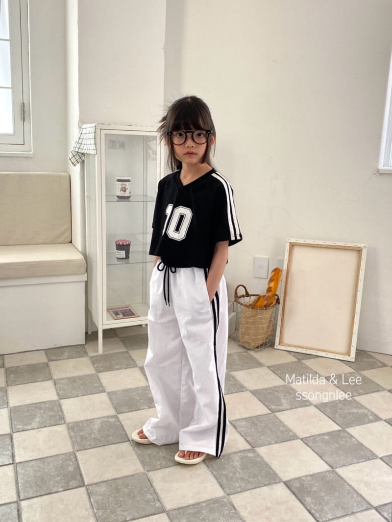 Matilda & Lee - Korean Children Fashion - #magicofchildhood - Two Line Crop Tee - 3