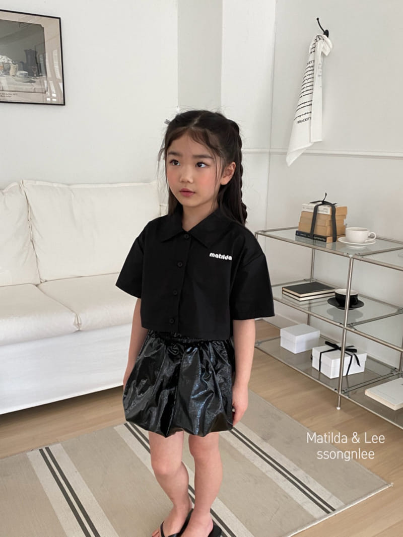 Matilda & Lee - Korean Children Fashion - #magicofchildhood - Matilda Crop Shirt - 4