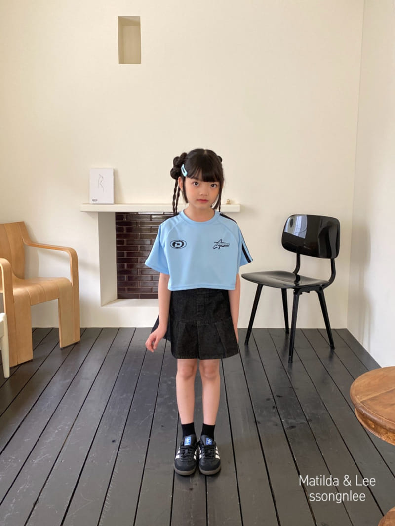 Matilda & Lee - Korean Children Fashion - #minifashionista - Mesh Tape Crop Tee - 2