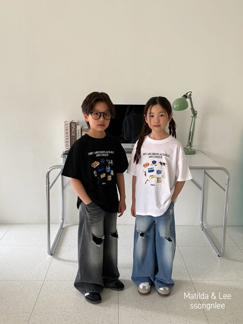 Matilda & Lee - Korean Children Fashion - #minifashionista - Milk Jensa Tee