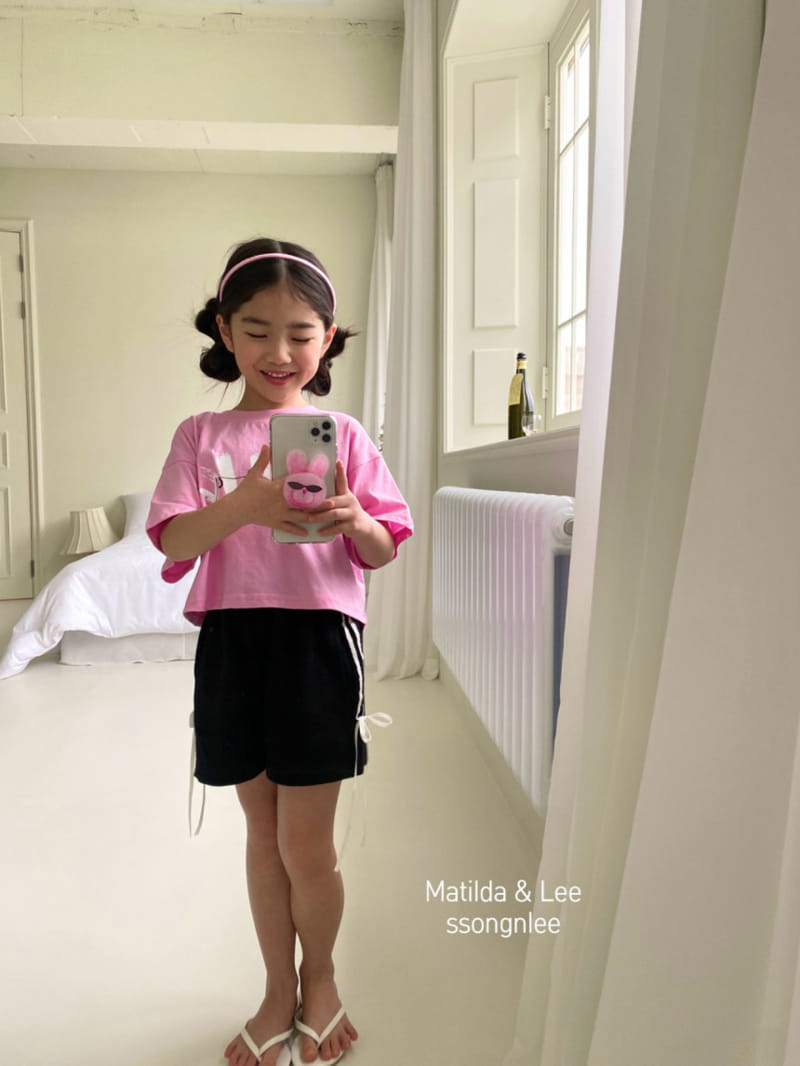 Matilda & Lee - Korean Children Fashion - #minifashionista - Ribbon Tape Shorts - 3