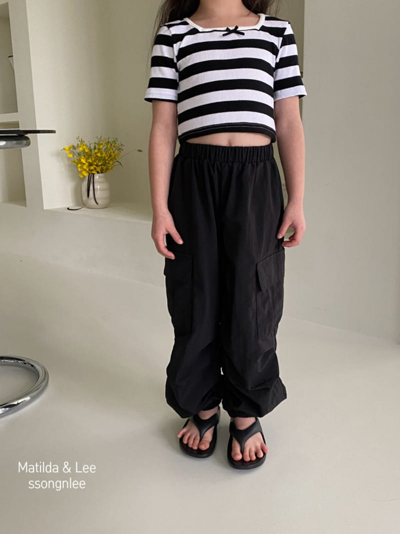 Matilda & Lee - Korean Children Fashion - #minifashionista - ST Crop Rib Tee - 5