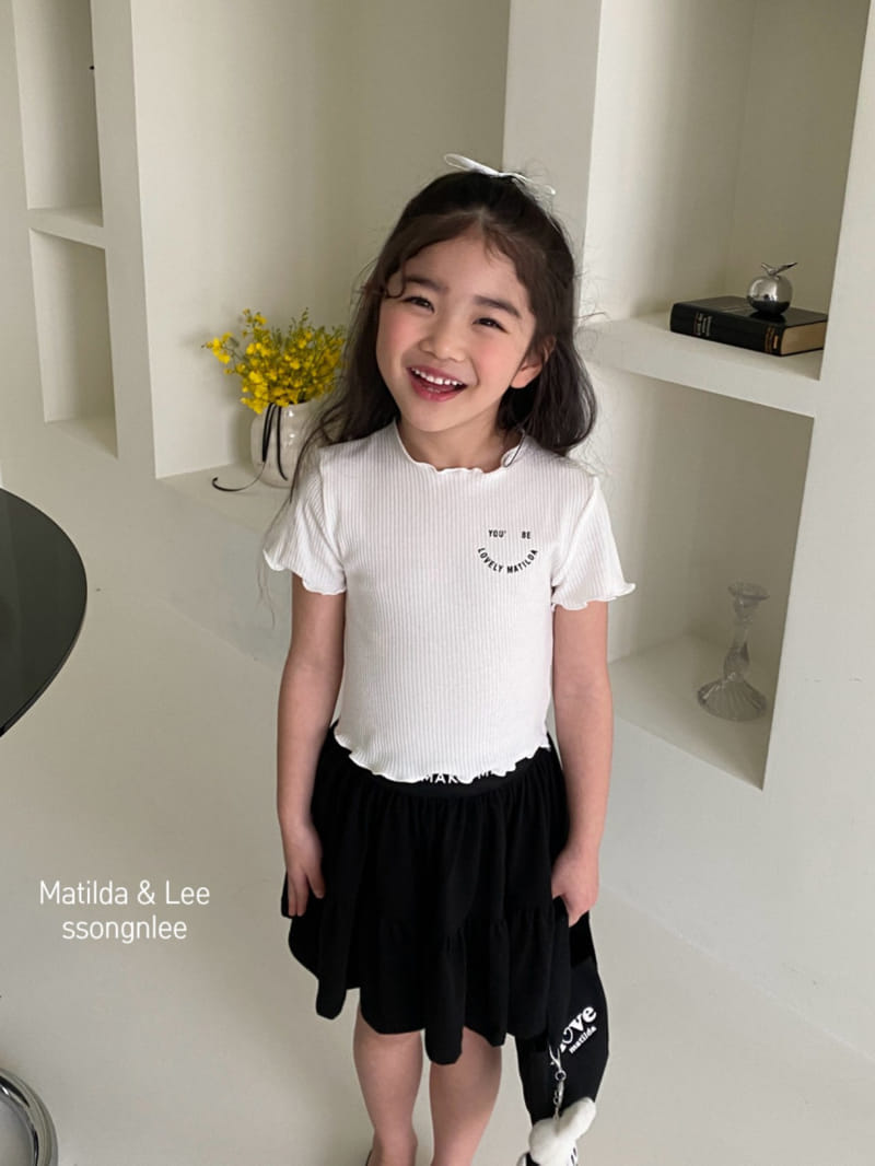 Matilda & Lee - Korean Children Fashion - #minifashionista - Lovely Rib Tee - 4