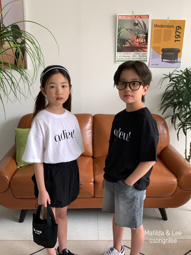 Matilda & Lee - Korean Children Fashion - #prettylittlegirls - Adieu Tee - 3