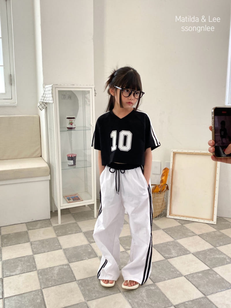 Matilda & Lee - Korean Children Fashion - #prettylittlegirls - Two Line Crop Tee - 5