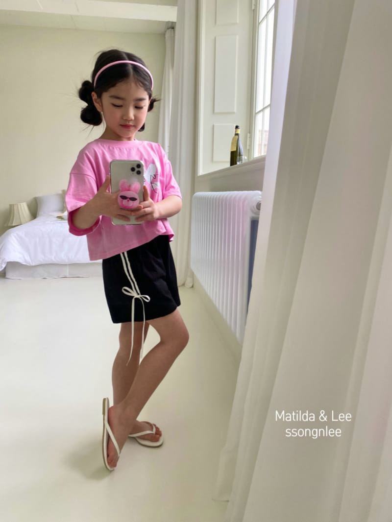 Matilda & Lee - Korean Children Fashion - #minifashionista - Ribbon Tape Shorts - 4