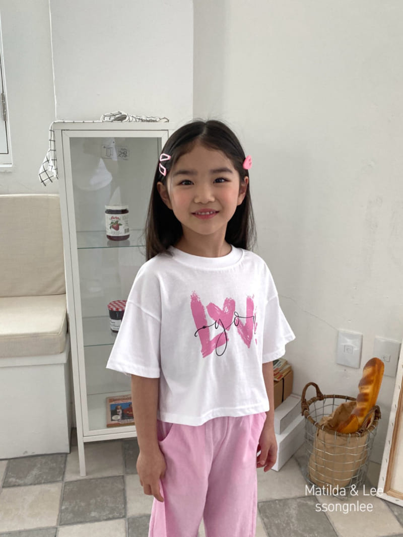 Matilda & Lee - Korean Children Fashion - #prettylittlegirls - Painting Crop Tee