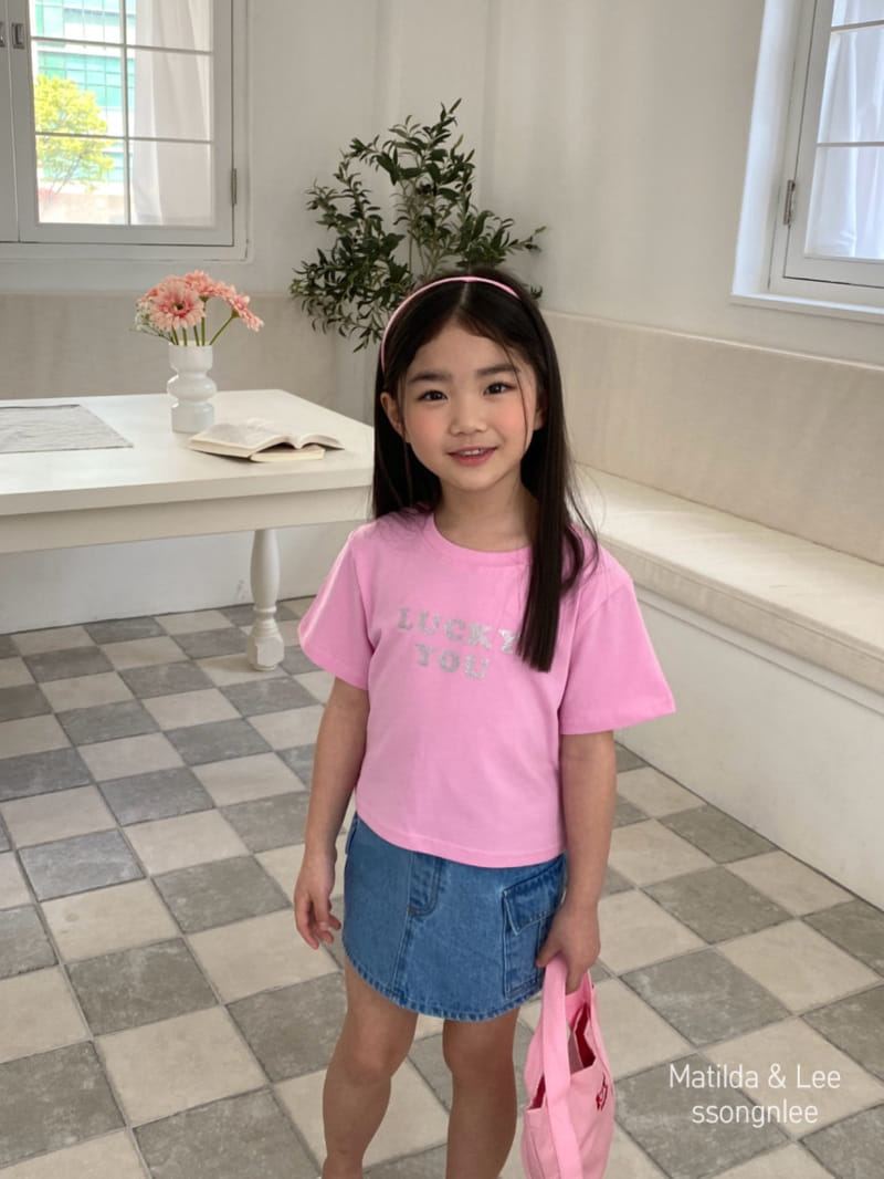 Matilda & Lee - Korean Children Fashion - #prettylittlegirls - Pearl Crop Tee - 10