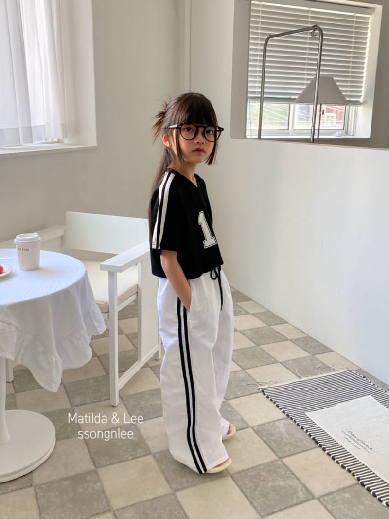 Matilda & Lee - Korean Children Fashion - #stylishchildhood - Two Line Crop Tee - 8