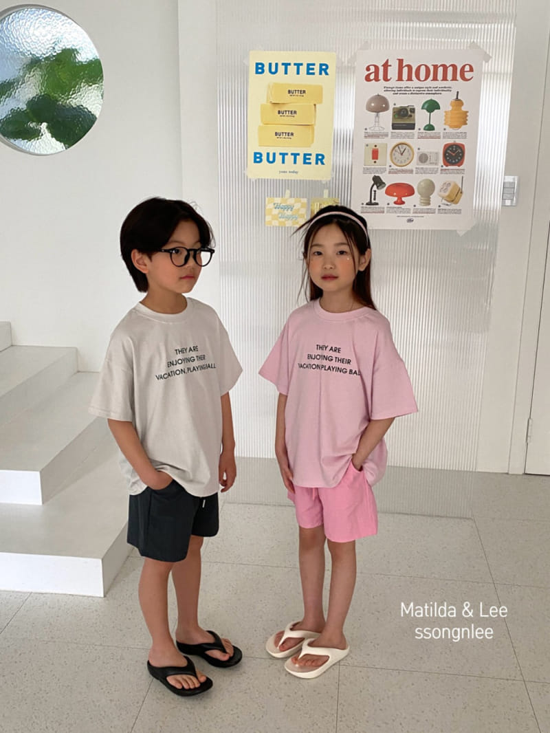 Matilda & Lee - Korean Children Fashion - #todddlerfashion - Initial Tee - 8